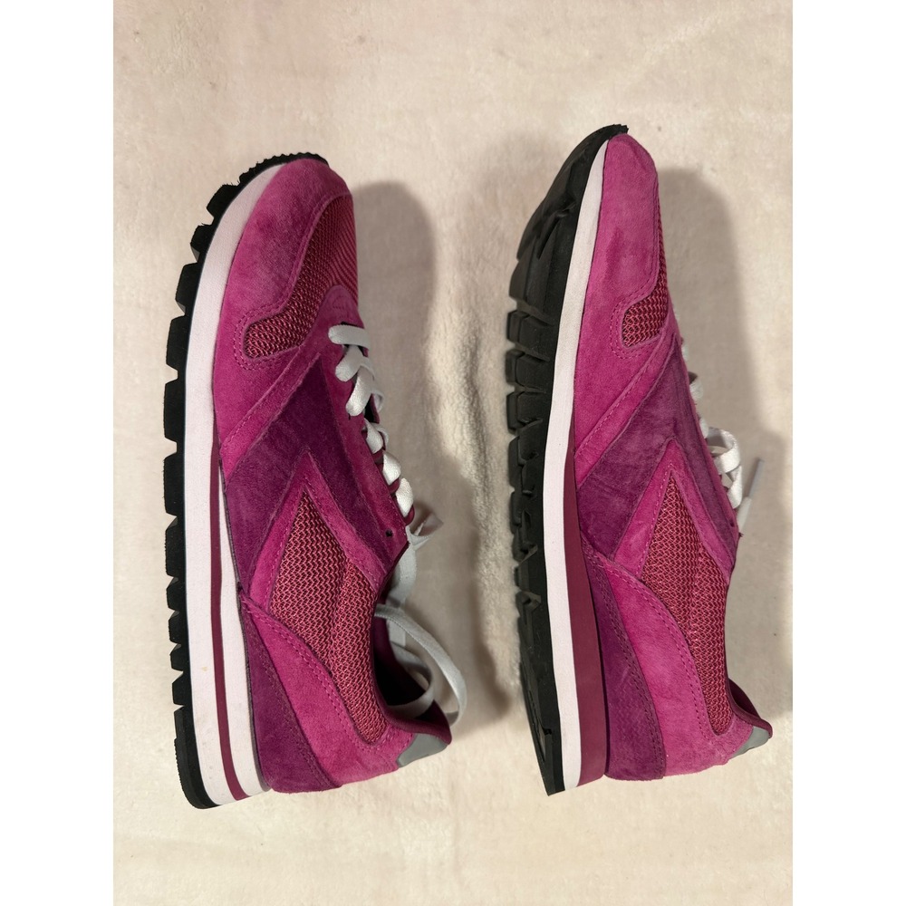 Brooks Heritage Chariot Magenta Berry Pink Suede Mesh Sneakers Womens